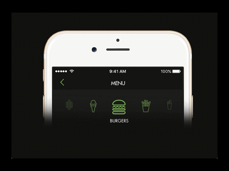 the Shake Shack app is live! app burgers fuzz gif menu new york nyc shake shack ss ui