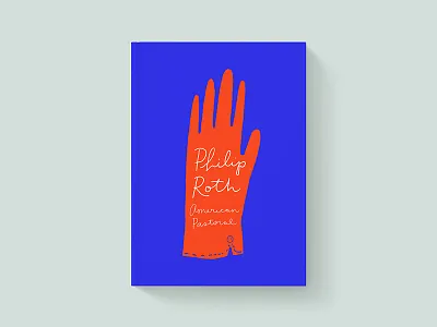 American Pastoral Book Cover 100 day project book cover design hand lettering