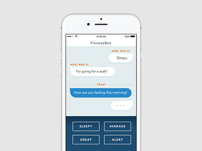 Conversational UI / Bots Sketch bots chat conversational ui messenger