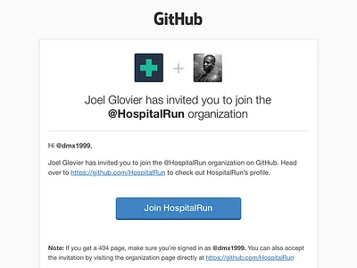 HTML Organization invite emails html email