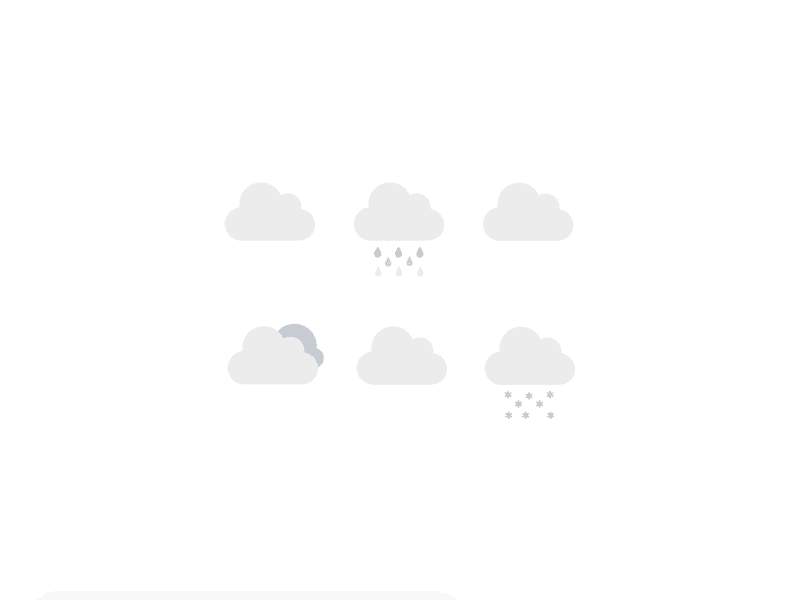 Clouds animation cloud gif icon lightning prd principle rain snow sun weather wind