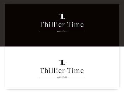 Logo Thillier Time brand logo redesign watch