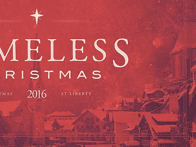Timeless Christmas Final Work christmas church holiday liberty star timeless village