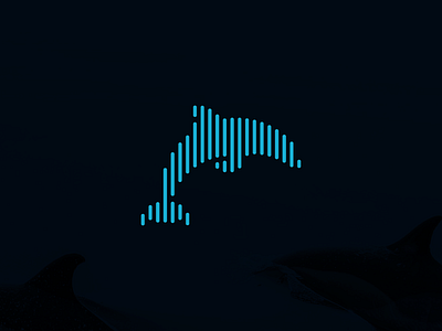 Digital Dolphin Logo Idea branding digital dolphin logo logo design simple technology