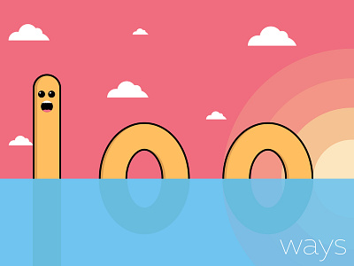 100 Ways color funny illustration worms yourways