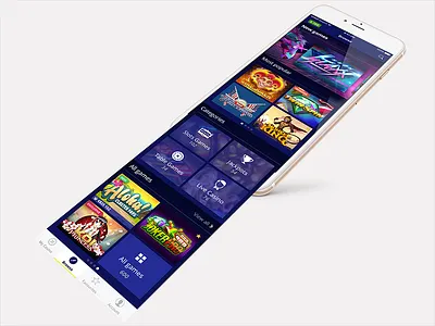 Native Casino App app casino design mobile native
