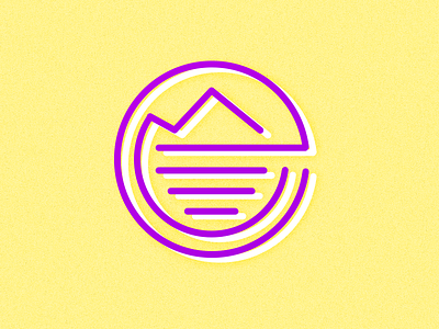 Island Logo island logo purple sexy vibrant yellow