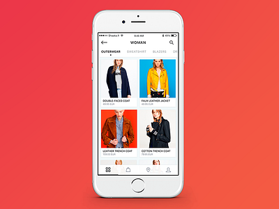 Screen 2 of my Zara UI KIT concept design experience interactive interface redesign sketch ui uidesign user ux zara