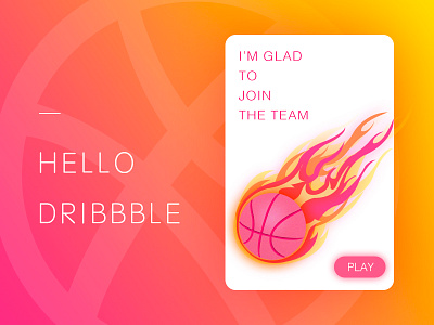 Hello dribbble