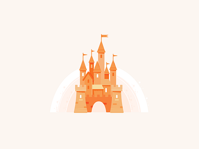 Jili-bili Castle castle colours flat flatstudio illustration jili bili redesign vector