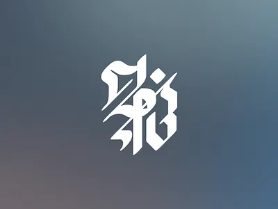 Hieroglyph blackletter branding calligraphy hieroglyph logo design random typography