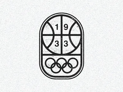 October 19, 1933 ball is life basketball berlin daily history icon illustration olympics
