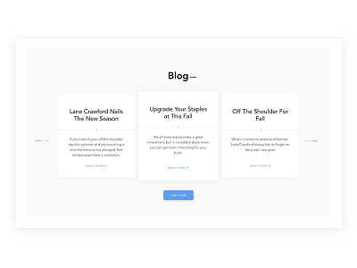 Blog latest articles blog e commerce pages ui ux