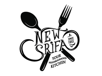 NEW SRIFA - restaurant branding logo