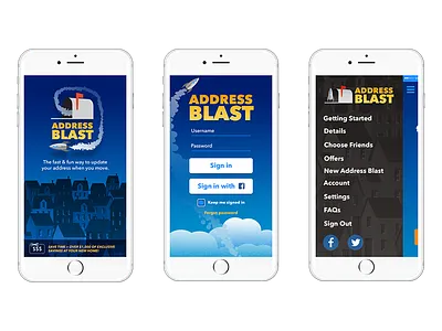 Address Blast App app mobile