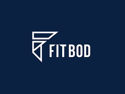 Look at that body active athletic body clothing f fit fitness health logo monogram typography wordmark