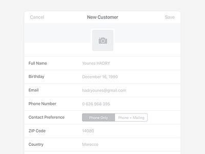 New Customer Wireframes - iPad App Project (WIP) app ios ios10 ipad ui ux wireframes wireframing