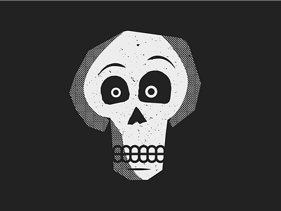 Skull 19 - 31 Days of Skulls 31daysofskulls halloween illustration skull texture