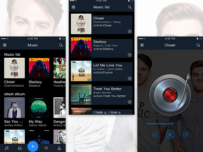 music ui，app