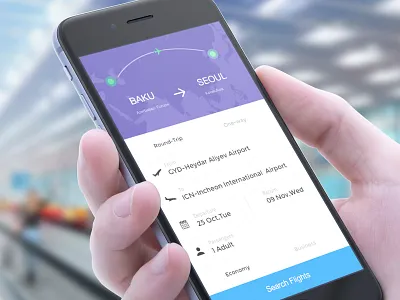 Book for flight app book clean design flight mobile ui