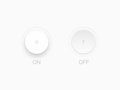 Daily UI-Day015-On/Off Switch daily day015 off on switch ui white