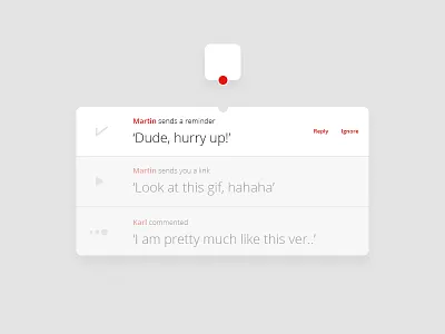 Notification 049 daily dailyui minimal notification notify ui