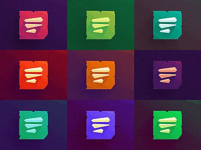 Which color palette works better? colours f3santos logo