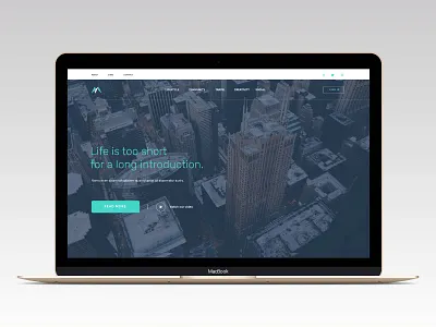 PSD Tempalte for Hero design flat free hero image onepage psd web