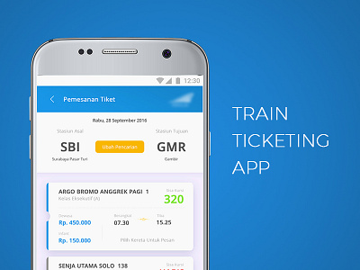 Train Schedule Searching android app design flat ios schedule ticket ticketing train ui ux