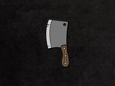 Cleaver Enamel Pin accessory cleaver design enamel pin icon kitchen lapel pin matthew johnson pin pingame product seventh.ink