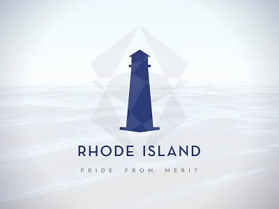 RI Concept Logo branding design graphic graphic design logo merit pride rhode island ri tourism