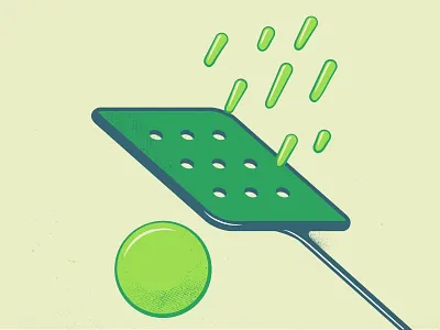 Balltrap ball balltrap drop gel green illustration