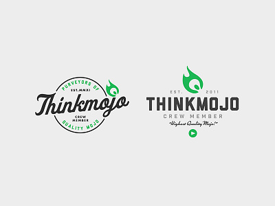 Thinkmojo Shirt Designs badge drawn film flame hand logo seal shirt simple type typography video