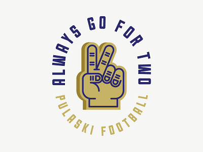 Shirt Concept badge fingers foam finger football hand line logo peace sports two