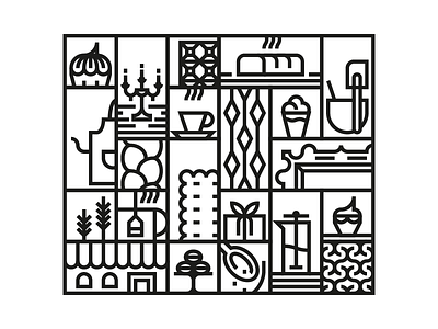 Chunk pattern andreas wikström design icon illustration