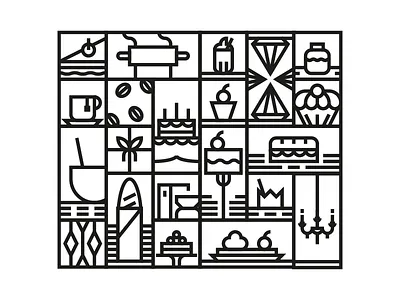 Chunk pattern andreas wikström design icon illustration