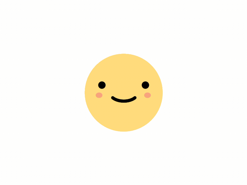 Hello, Dribbble! animated cheer debut dribbble emoji faces gif happy invitation love reaction yellow
