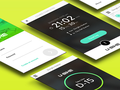 Ubike Concept app bike cycling interface taiwan ubike