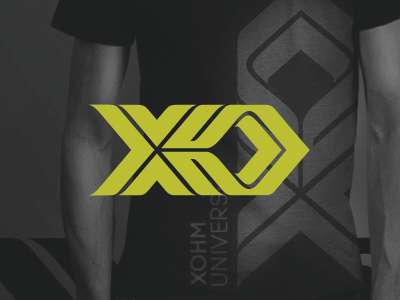 XOHM Universe Logo e cig sharp thick lines vape vapor