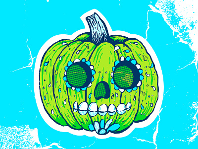 BYOP byop pumpkin sticker stickermule sugarpumpkin