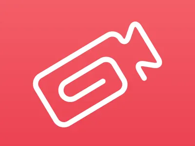 Clip Icon clip icons logo red sketch