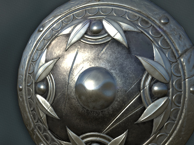 Fantasy Shield 3d art digital art game art pbr substance painter video games weapons