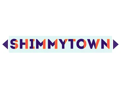 Shimmytown branding identity logo design