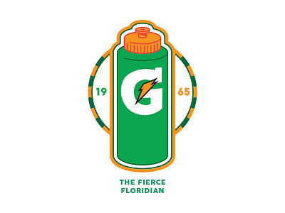 Gatorade branding emblem icon illustration illustrator logo pin sports