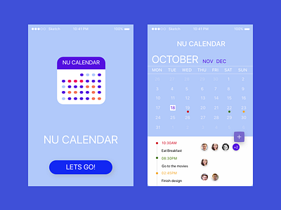 Daily UI Day 38 - Calendar 038 calendar dailyui day38 ui ux