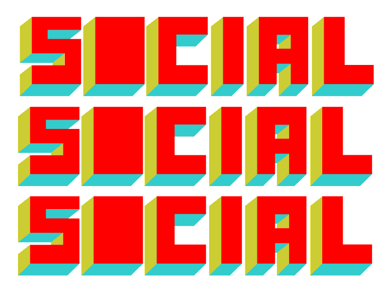 Social Media adobe animated font gif handmade illustraion typeface