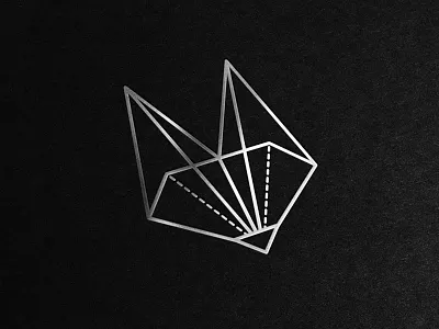 Raffiné Clothing Logo (Final) black brand clothing fashion fox geometric identity logo minimal silver store white