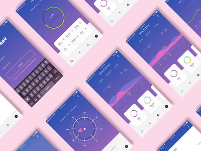 Pray Tracker | preview app ios pray shalat tracker ui ux