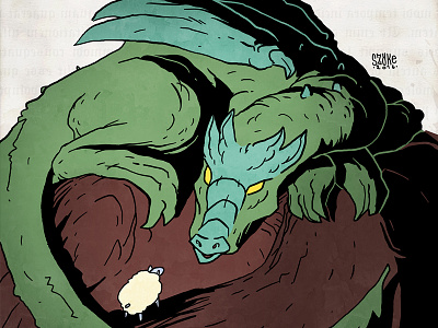 Common Welsh Green common welsh green dragon fantastic beasts harry potter illustration