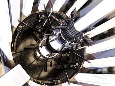 Light Chamber 3d cinema4d fins